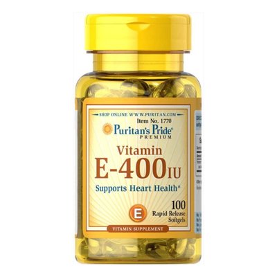 Vitamin E-400 IU - 100 softgels 2023-10-2182 фото