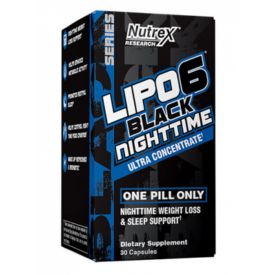 Lipo 6 Black NightTime Ultra Concentrate - 60 caps 100-23-2296162-20 фото