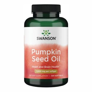 Олія з насіння гарбуза, Pumpkin Seed Oil 1,000 mg - 100softgels 100-31-6748154-20 фото