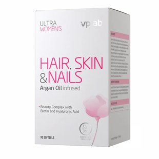 Вітаміни для волосся, шкіри та нігтів, Ultra Women's Hair, Skin & Nails - 90 softgels 2022-10-0495 фото