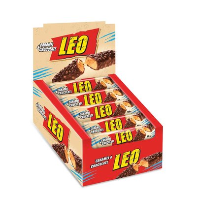 LEO BAR - 20x50g Caramel Chocolate 100-71-9360161-20 фото