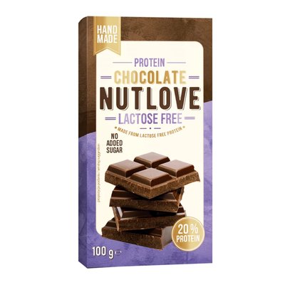 Nutlove Protein Chocolate - 100g Chocolate Lactose Free 2022-10-0428 фото
