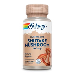 ШиитакеShiitake Mushroom 600mg - 100 vcaps 2023-10-2129 фото