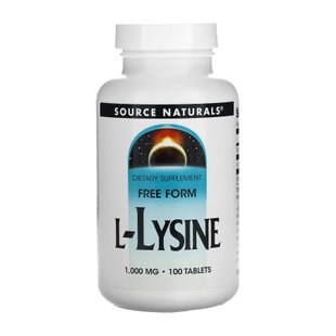 Л Лізин, L-Lysine 1000mg - 100 tabs 2023-10-2675 фото