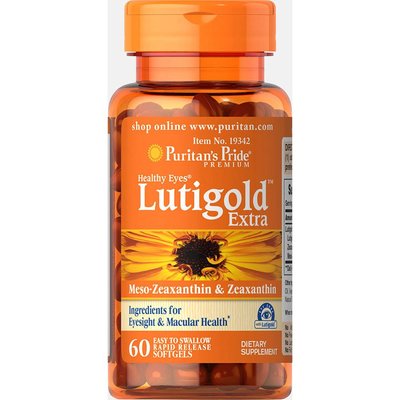 Healthy Eyes® Lutein Extra with Zeaxanthin - 60 Softgels 100-41-6227571-20 фото