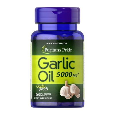 Garlic Oil 5000mg - 100 caps 2023-10-2095 фото