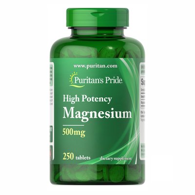Magnesium 500 mg - 250 tab 100-33-4483795-20 фото