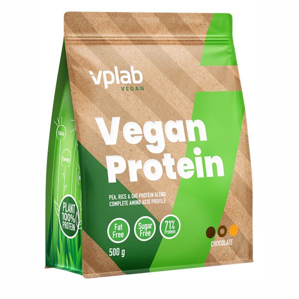 Vegan Protein - 500g Chocolate 2022-10-0490 фото