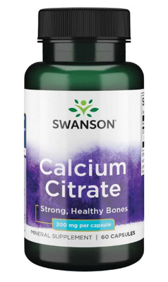 Calcium Citrate 200 mg - 60 Caps 100-13-1349710-20 фото