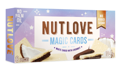 Nutlove Magic Cards 104g White Chocolate Coconut 100-49-6387193-20 фото