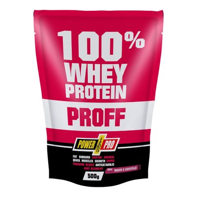 100% Whey Protein Proff - 500g Chocolate Cherry 2022-10-2512 фото