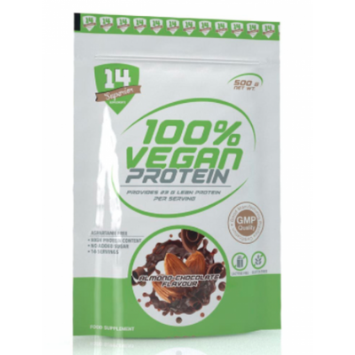 100% Vegan Protein - 500g Capuchino 100-37-8212370-20 фото