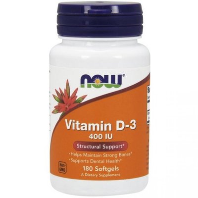 Vitamin D3-400 IU - 180 softgels 100-84-1038628-20 фото