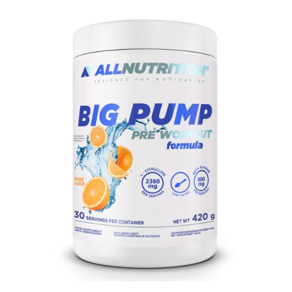 Предтренировочный комплекс, Big Pump Pre Workaut Formula - 420g Orange 2022-09-0460 фото