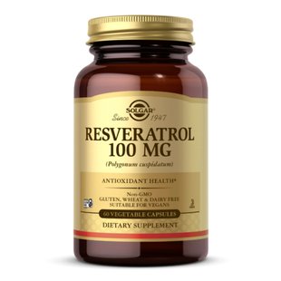 Resveratrol 100mg - 60 vcaps 2022-10-1541 фото