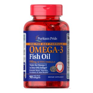 Омега-3, Omega-3 One Per Day Formula - 90caps 100-25-7150401-20 фото