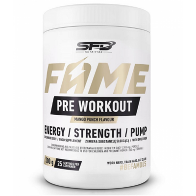 Fame Pre Workout - 300g Mango Punch 100-90-7483499-20 фото
