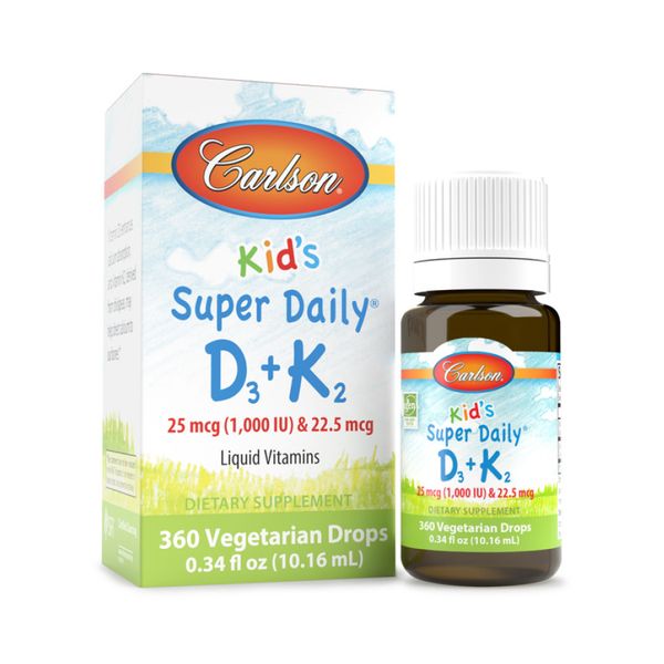 Витамины Д3+К2 для детей, Kids Super Daily D3+K2 - 360 drops 2023-10-2211 фото