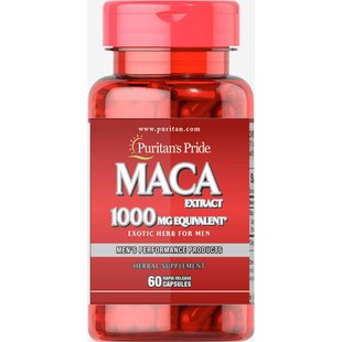 Мака, Maca 1000 mg Exotic Herb for Men - 60 caps 100-12-6437019-20 фото