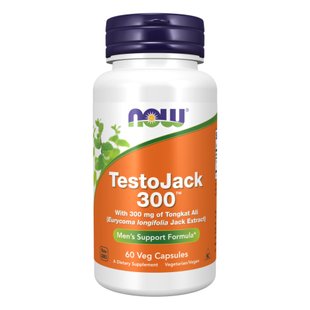 Тесто Джек (Репродуктивне здоров'я чоловіків), Testo Jack 300 - 60 vcaps 2022-10-0684 фото