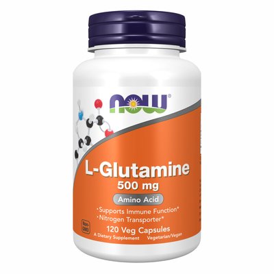 L-Glutamine 500mg - 120 vcaps 2022-10-1433 фото