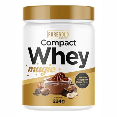 Compact Magic Whey Protein - 224g Chocolate Nougat with Choco Pieces 2022-10-0633 фото