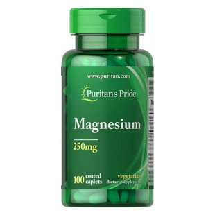 Магній, Magnesium 250mg - 100caps 100-94-3263369-20 фото