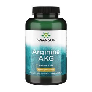 Л-Аргінін, L-Arginine 1000 mg - 90 Caps 100-48-2225735-20 фото