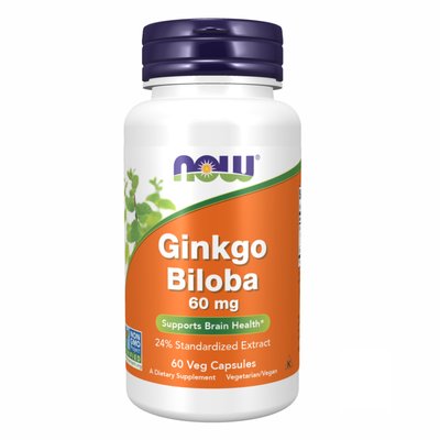 Ginkgo Biloba 60mg - 60vcaps 100-95-9628751-20 фото