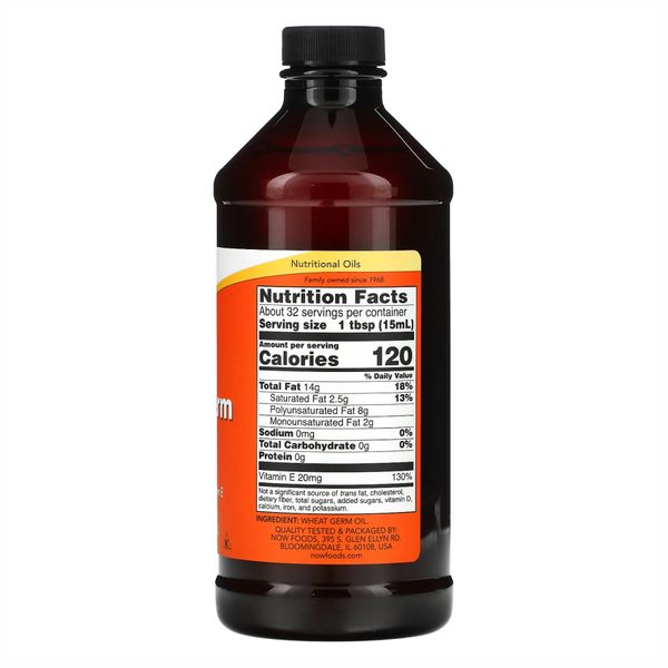 Wheat Germ Oil - 16 oz Liquid 2022-10-0679 фото