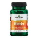 Біотин, Biotin 5000mcg - 30 caps 100-93-5003403-20 фото