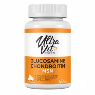 Глюкозамін Хондроїтин МСМ, Glucosamine Chondroitin MSM - 90 tabs 2022-10-0500 фото