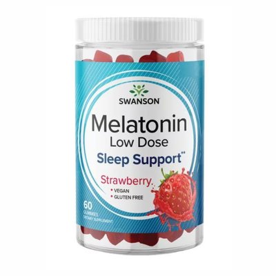 Melatonin Low Dose - 60 Gummies Strawberry 2022-09-1086 фото