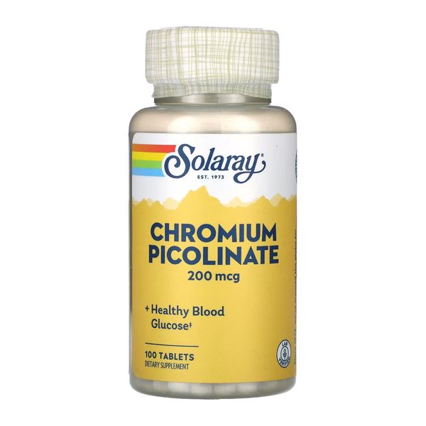 Chromium Picolinate 200mcg - 100 tabs 2023-10-3427 фото