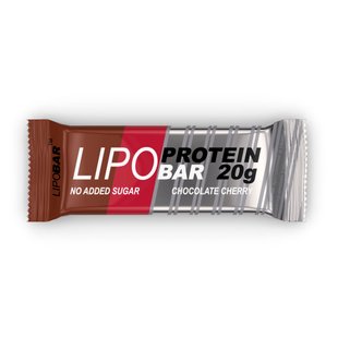 Протеїновий батончик, Lipobar - 50g Chocolate Chery 2022-10-2756 фото
