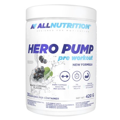 Hero Pump Pre Workout - 420g Black Curant 100-71-6310285-20 фото