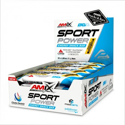 Sport Power Energi Snack Bar - 20x45g Banana Choco Chip 2022-10-0927 фото