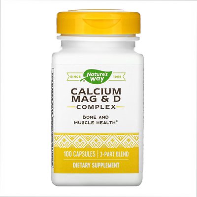 Calcium-Magnesium-Vitamin D - 100 caps 2022-10-1074 фото