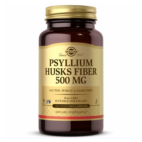 Psyllium Husks Fiber 500 mg - 200 Vcaps 2022-10-0733 фото