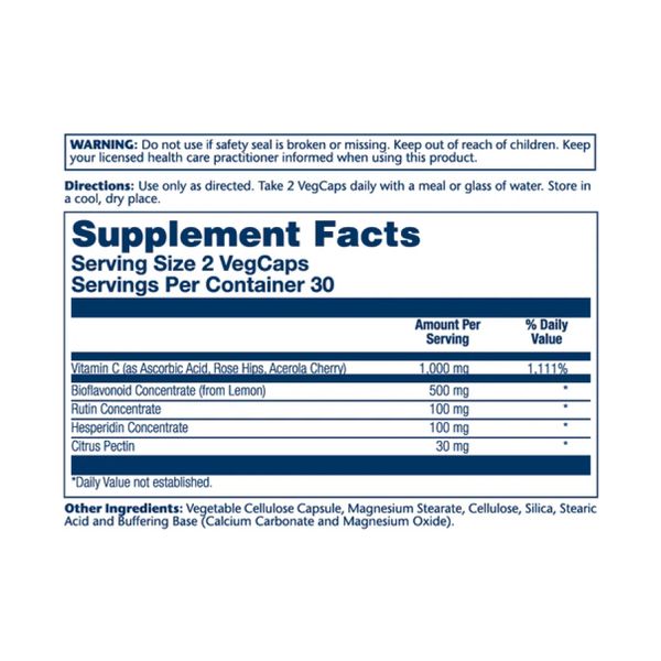 Буферизований вітамін С, Super Bio Vitamin C 1000mg - 250 vcaps 2023-10-2392 фото