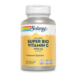 Super Bio Vitamin C 1000mg - 100 vcaps 2023-10-2391 фото