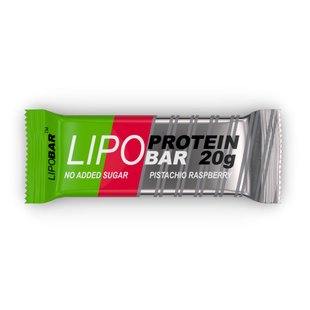 Протеїновий батончик, Lipobar - 50g Pistachio Rapsberry 2022-10-2757 фото