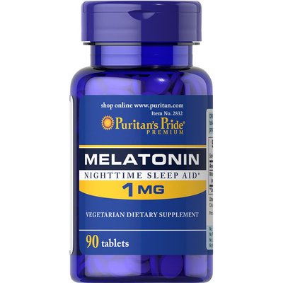 Melatonin 1 mg - 90 caps 100-93-6515116-20 фото