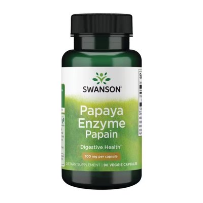 Papaya Enzyme Papain 100 mg - 90veg caps 2022-09-9906 фото