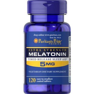 Мелатонін, Melatonin 10mg - 60caps 100-34-8868428-20 фото