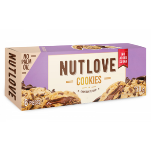 Печиво без цукру, Nutlove Cookies -130g Chocolate Chip 100-22-3906580-20 фото
