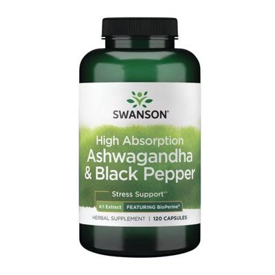 Ashwagandha Black Pepper - 120caps 2022-09-0927 фото