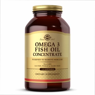 Omega-3 Fish Oil Concentrate - 120 Softgels 2022-10-0735 фото