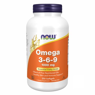 Omega 3-6-9 1000 mg - 250 Softgels 2022-10-0409 фото