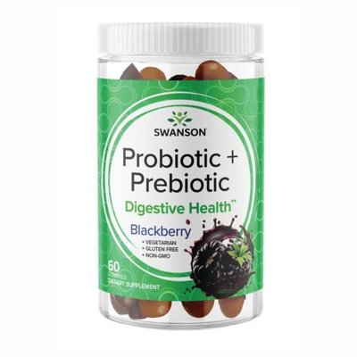 Probiotic + Prebiotic Blackberry - 60 Gummies 2022-09-1085 фото